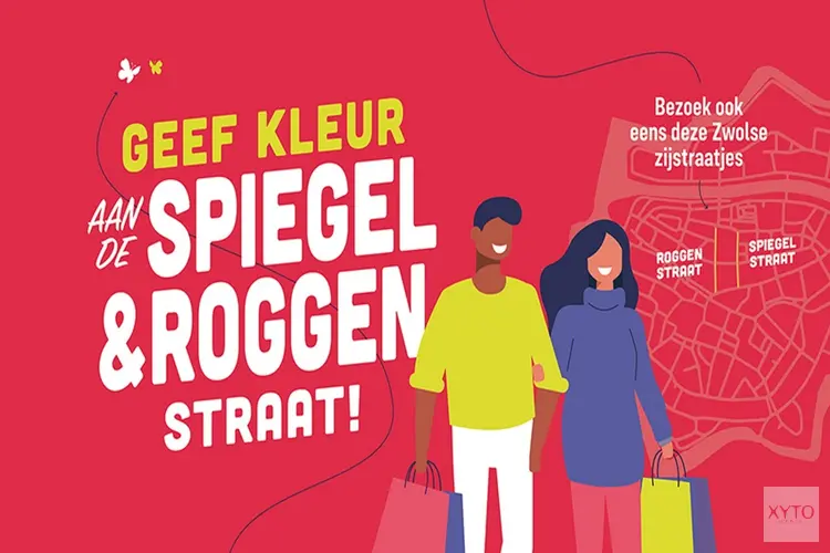 Roggenstraat en Spiegelstraat krijgen kleur