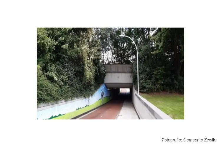 Lünentunnel op werkdagen tussen 8.00 en 12.00 uur enkel toegankelijk voor voetgangers