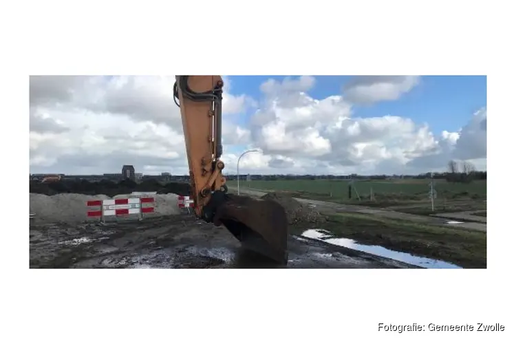 Werkzaamheden in de nieuwe buurten in Stadshagen