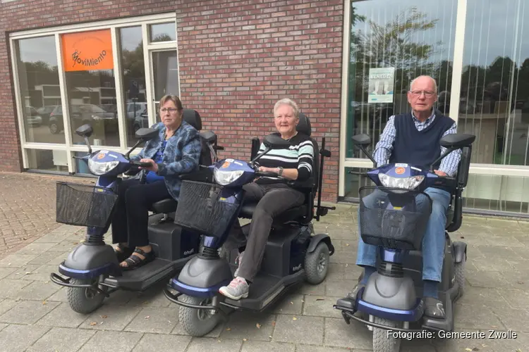 Eerste deelscootmobielpool in Zwolle van start