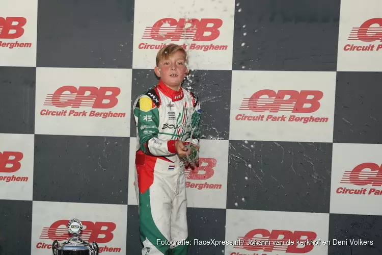 Boaz Maximov (10) weer bovenaan in NK Rotax Max: "We zijn weer terug"