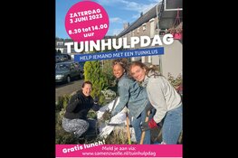 Help een ander met zijn tuin, tijdens de Tuinhulpdag 2023