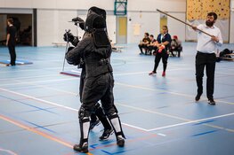 Blessure stuit Zwolse stunt op NK Zwaardvechten