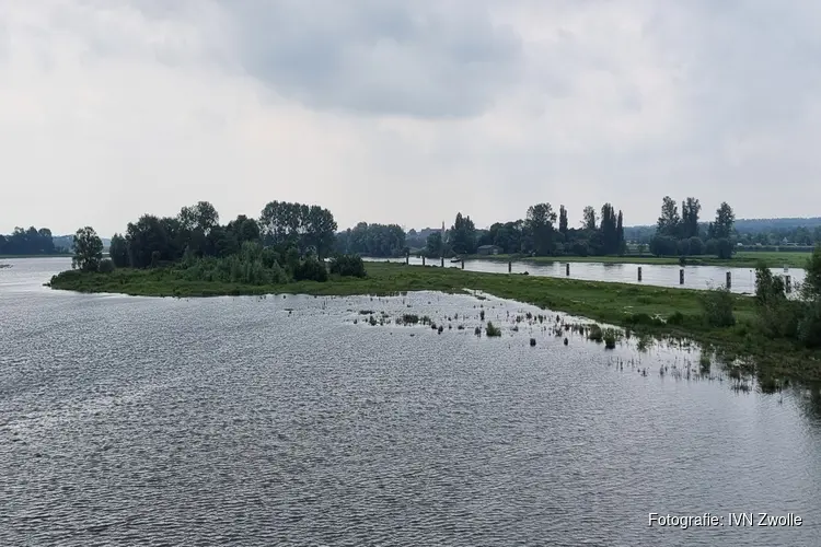 Reis mee in de ruimte voor de rivier