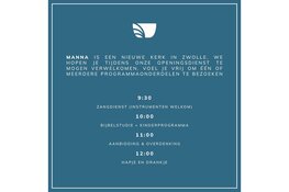 Manna Zwolle opent haar deuren op 7 september!