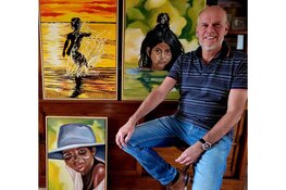 Zonnige Streken – Vrolijke schilderijen van Jan-Albert Ernsten bij SaunaSwoll