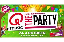 Feestbeesten opgelet: Qmusic the Party – 4 uur FOUT op Urk
