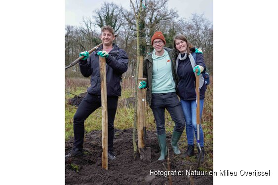 Natuur en Milieu Overijssel lanceert bomenplantacties voor bedrijven bij buren