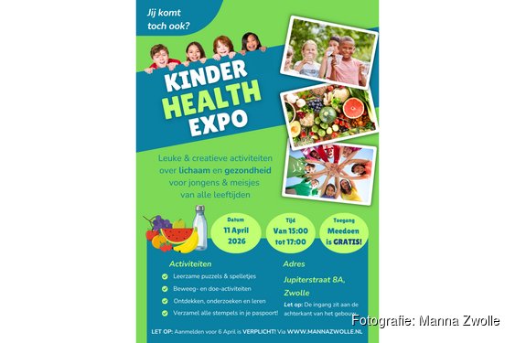 Twee bijzondere evenementen bij Manna Zwolle: lezing over rouw en Kinder Health Expo