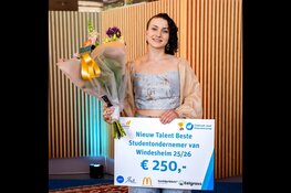 Joëlle Doorn uitgeroepen tot 'Beste Studentondernemer van Windesheim 2026'