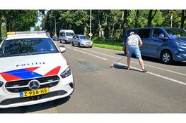 Forse kop-staartbotsing op Zuiderzeestraatweg in Oldebroek