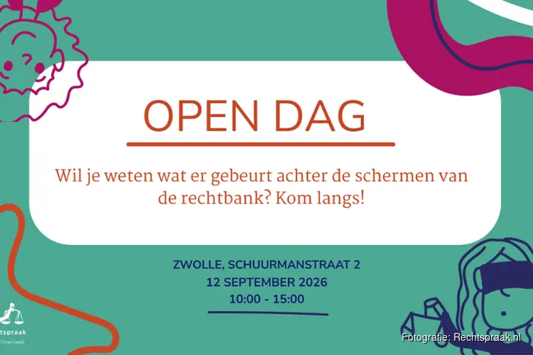 Open dag rechtbank in Zwolle: ontdek op 12 september hoe het recht werkt