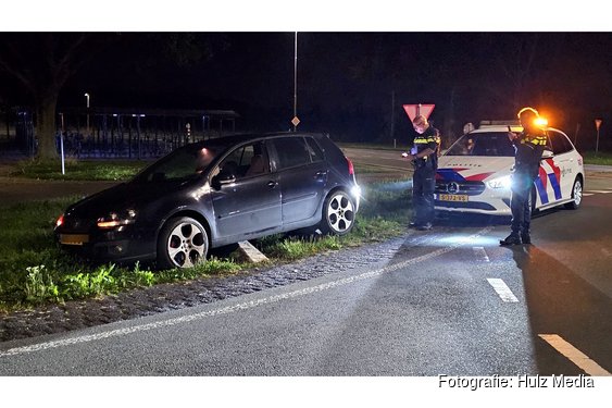 Bestuurder uit Oldebroek blaast 1140 µg/l na ongeval op N309 in Elburg