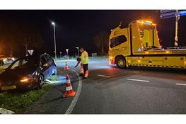 Bestuurder uit Oldebroek blaast 1140 µg/l na ongeval op N309 in Elburg